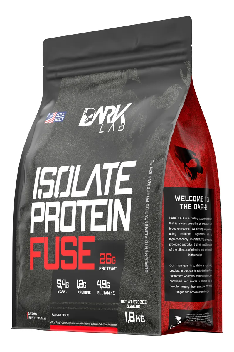 Whey Isolate Protein Fuse 1.8kg Baunilha Dark Lab
