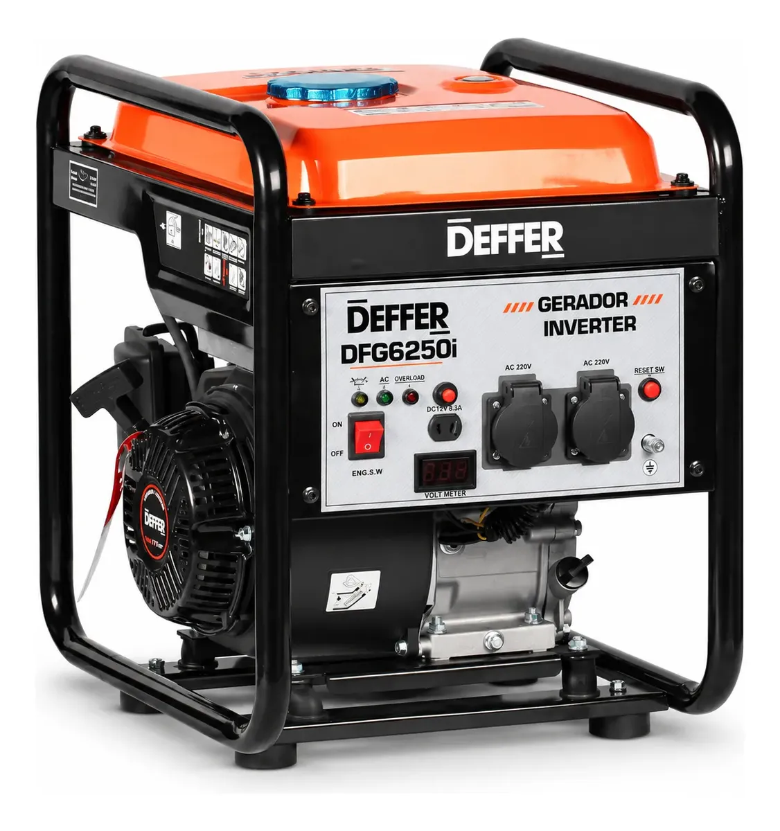 Gerador De Energia A Gasolina Inverter 220v 5000w Deffer