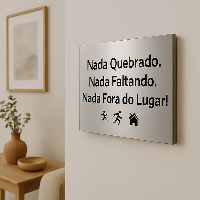 Placa Tamanho Personalizado 