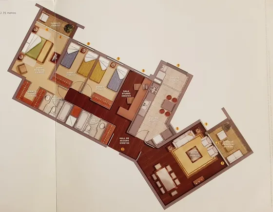 Se Arrienda Depto 3 Dorm Más Sala De Estar, Estac Y Bodega