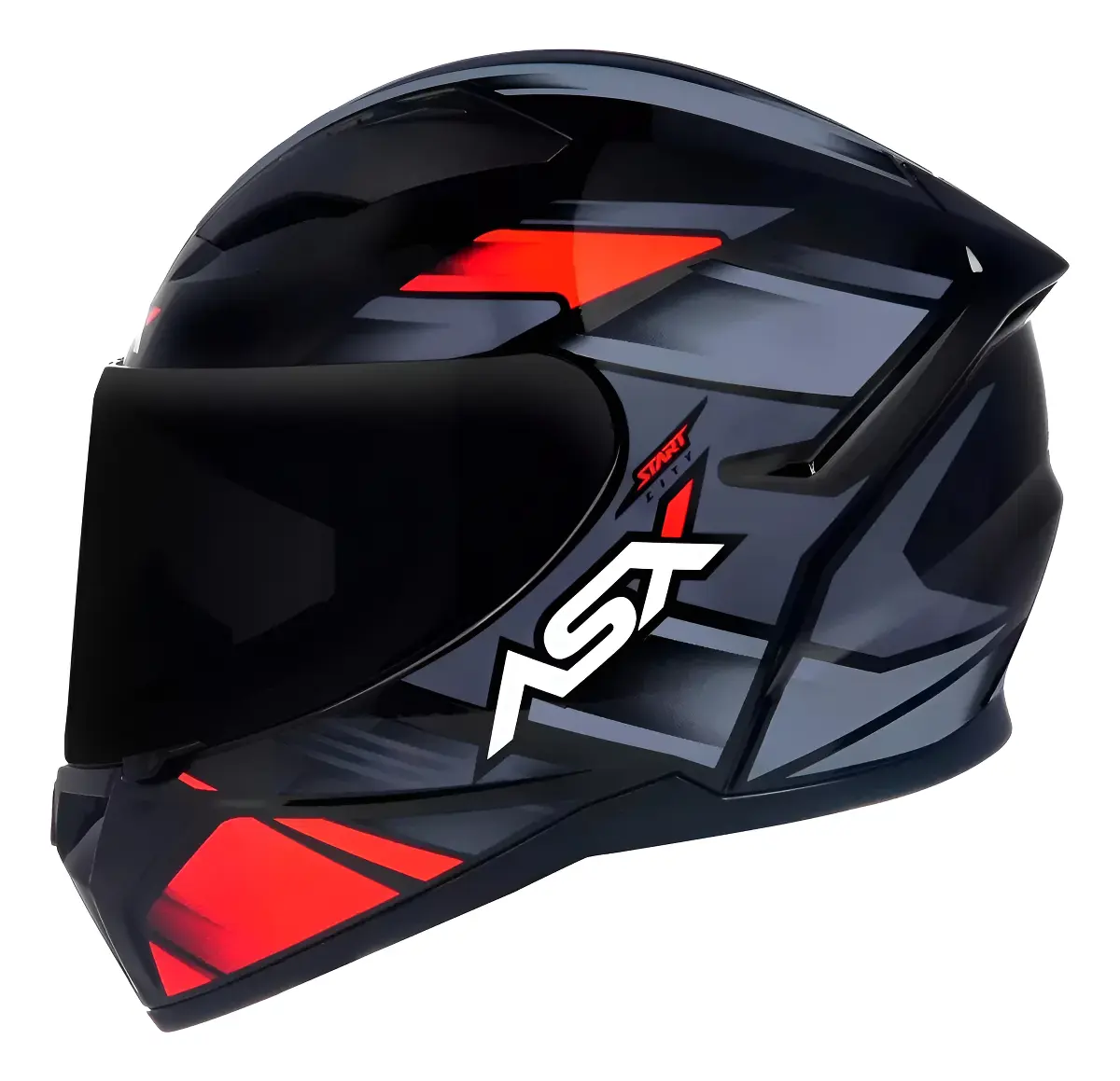Capacete Moto Asx City Integral Fosco Unissex Inmetro
