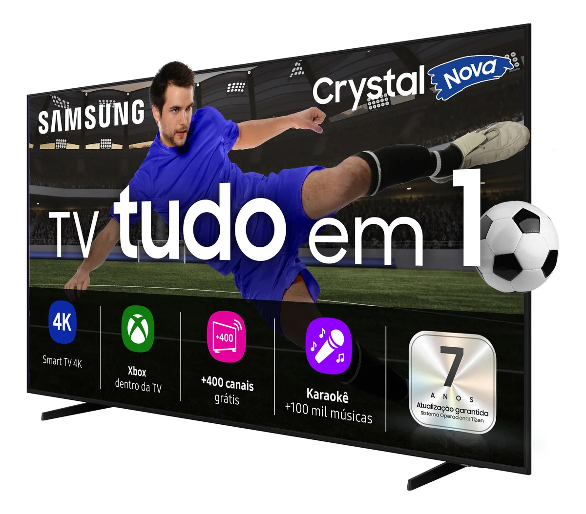 Smart Tv Un55u8100fgxzd Crystal 55 4k Preto Samsung Bivolt - Imagem 3