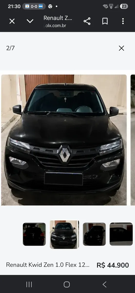 Renault Kwid 2023 1.0 12v Zen Sce 5p — foto 1