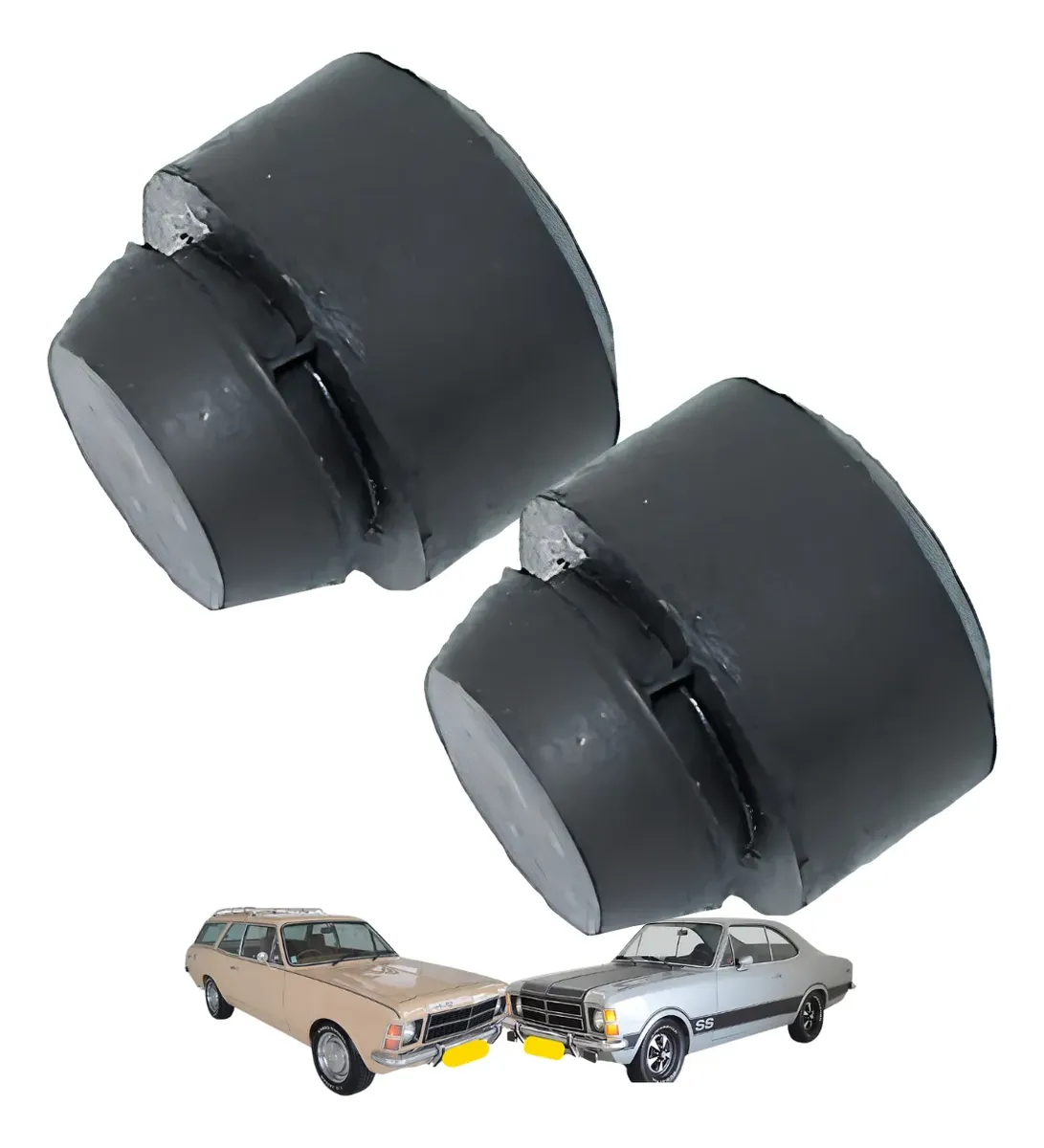Par Coxim Lateral Radiador Opala - Caravan - 2865652 Preto