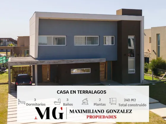 Casa En Venta Y Alquiler, 4 Ambientes - Terralagos, Canning