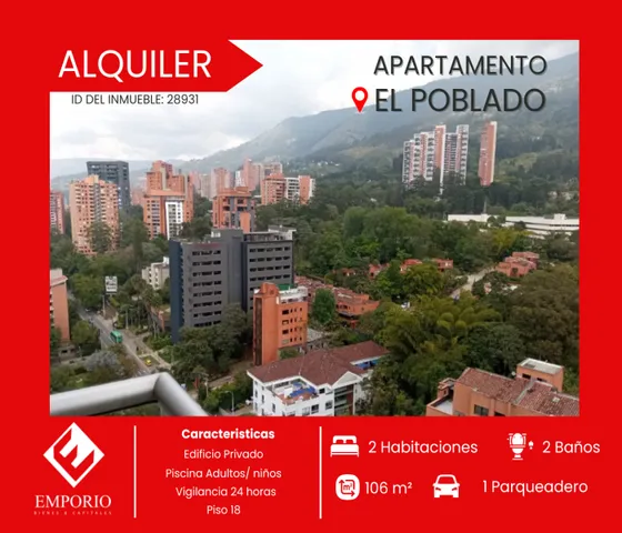 Arriendo Apartamento Sector El Poblado