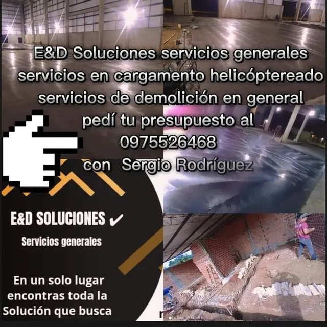 E&d Soluciones Servicios Generales  Estamos Para Servirle 