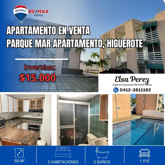 Vendo Apartamento En Urbanizacion Zona Este, Conjunto Parque Mar Apartamento, Higuerote. 