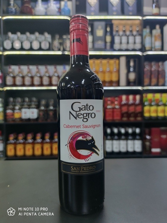 Vinho Gato Negro Cabernet Sauvignon 750ml. | Mercado Livre