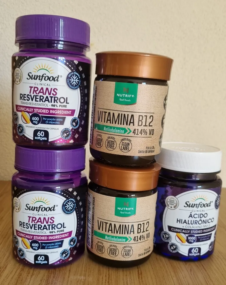 2 Potes Vitamina B12 Metilcobalamina - 60caps Nutrify B 12 - Imagem 4