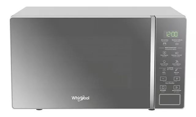 Horno de Microondas Whirlpool de 1.1 Pies Cúbicos, Color Plata