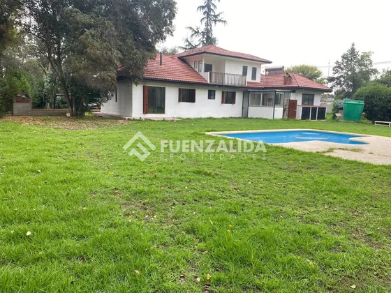 Parcela Con Casa Arriendo 4d 3b Piscina En Talagante