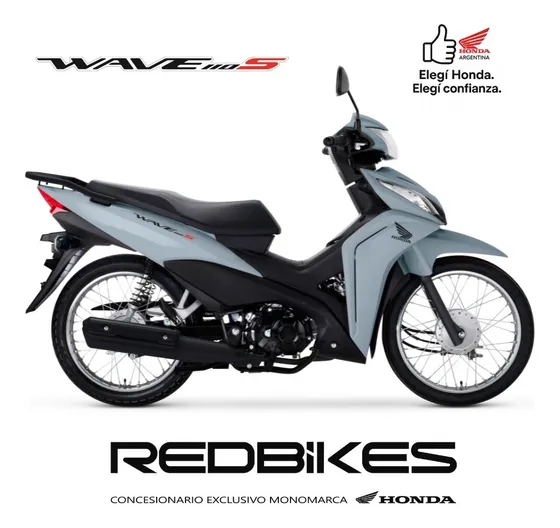 Honda Wave 110 S Base Retira Hoy Solo Con Dni Honda Redbikes