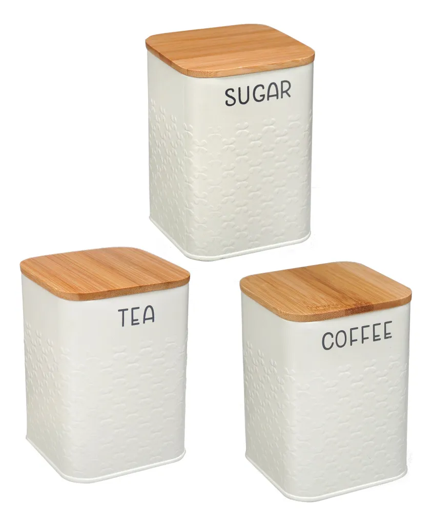 Conjunto De Potes Para Mantimentos 3 Peças 14cm Espressione