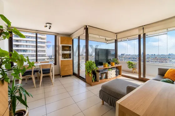 Ñuñoa Premium, Amoblado Y Vista Piso 15