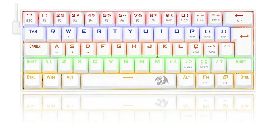 Teclado Gamer Mecânico Redragon Lakshmi K606R no Mercado Livre