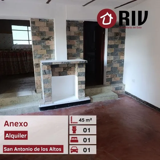 Se Alquila Cómodo Y Funcional Anexo En San Antonio De Los Altos, Las Polonias Viejas. Riv
