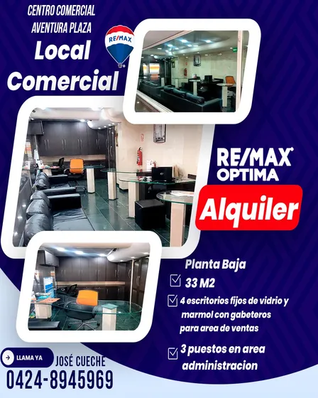 En Alquiler Local En Pb Centro Comercial Aventura Pllechería