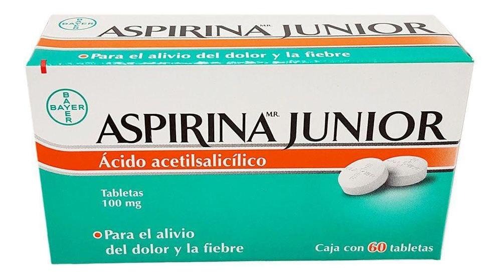 Aspirina Junior 100 Mg Caja Con 60 Tabletas Mercado Libre