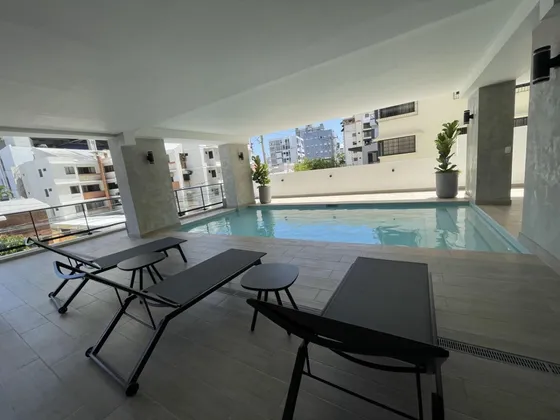 Apartamento En Alquiler En Serralles, Santo Domingo, 84m2, 2 Hab. 2 Parqueos, Excelente Residencial Con Todas Las Comodidades Y Confort, Excelente Ubicacion, Zona Tranquila, Vive En Un Paraíso.