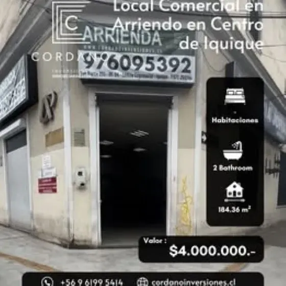Local Comercial En Arriendo En Centro De Iquique