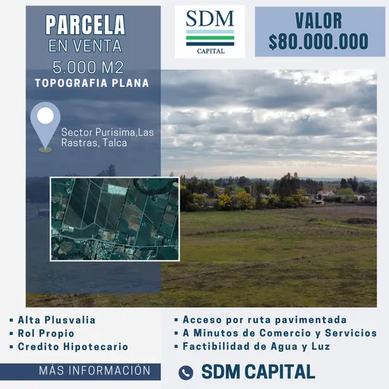 Parcela 5000 M2, Sector Las Rastras