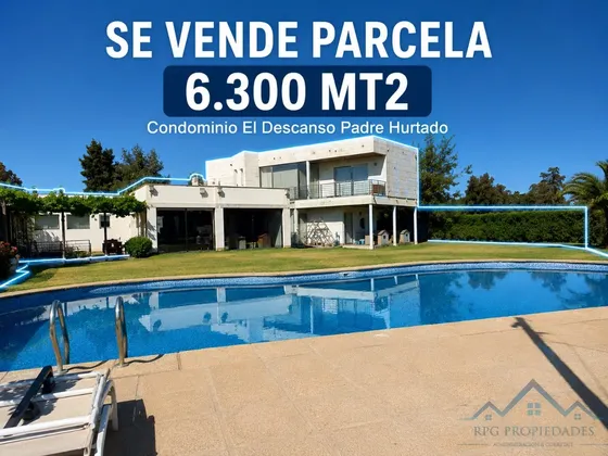 Oportunidad Parcela Frente A Municipalidad Padre Hurtado