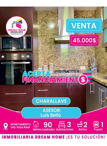 Apartamento En Venta  Urb. Paso Real  Charallave 