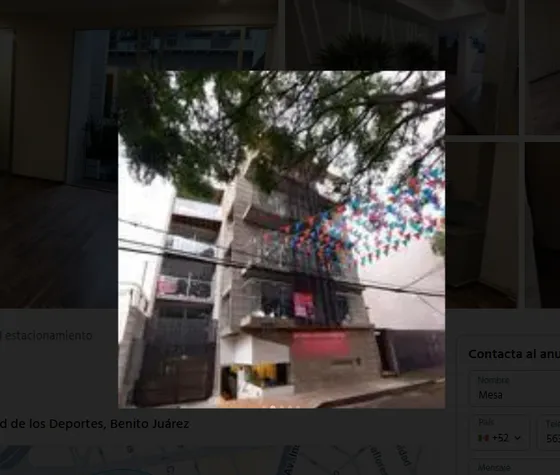 Departamento En Renta En Ciudad De Los Deportes Aj4