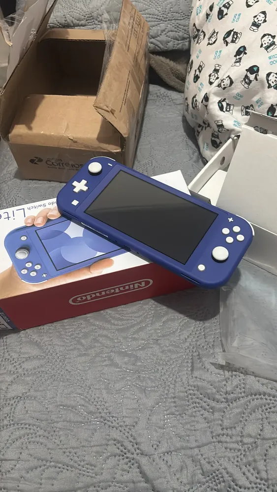 Console Nintendo Switch Lite 32gb Azul Tela 5.5 Portatil
