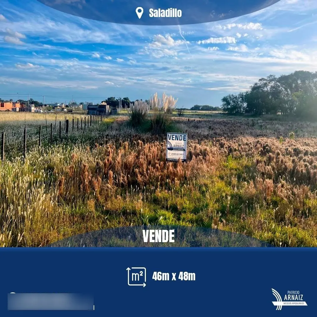 Extensive Land for Sale in Saladillo.