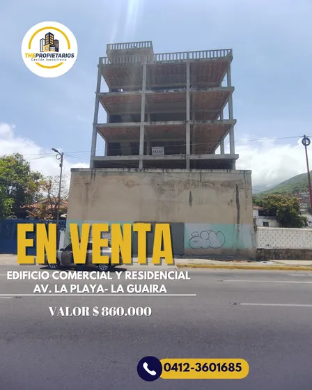  Edificio En Venta Uso Comercial  O Residencial