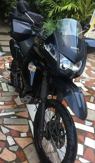 Moto, Kawasaki, Klr 650, Año 2014, Color Negro, 14.012km