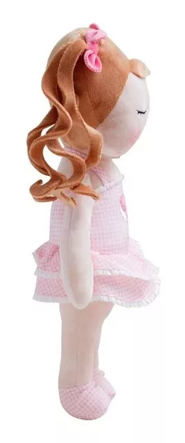 Boneca Bebê Reborn - Menina - Rosa - 39 cm - Brink Model -  superlegalbrinquedos