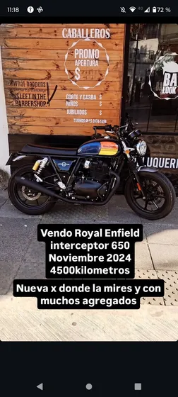 Interceptor 650 2024 Barcelona Blue