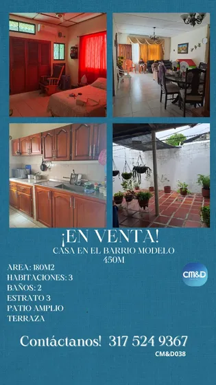 En Venta Casa En Barrio Modelo