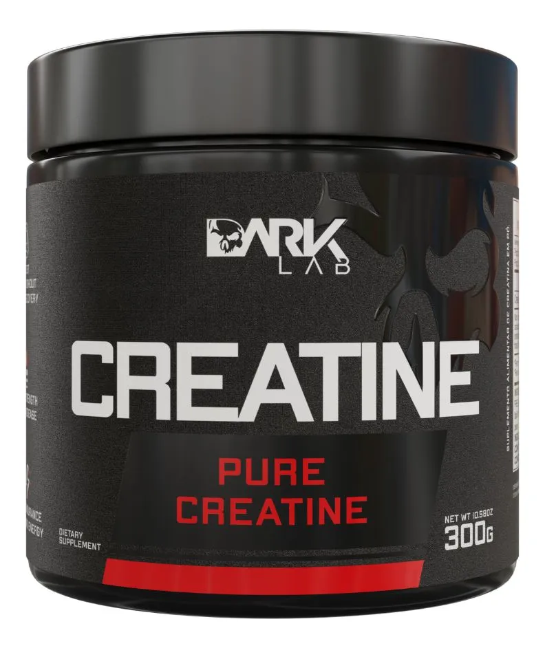 Creatina Monohidratada em Pote 300g 100% Pura Dark Lab