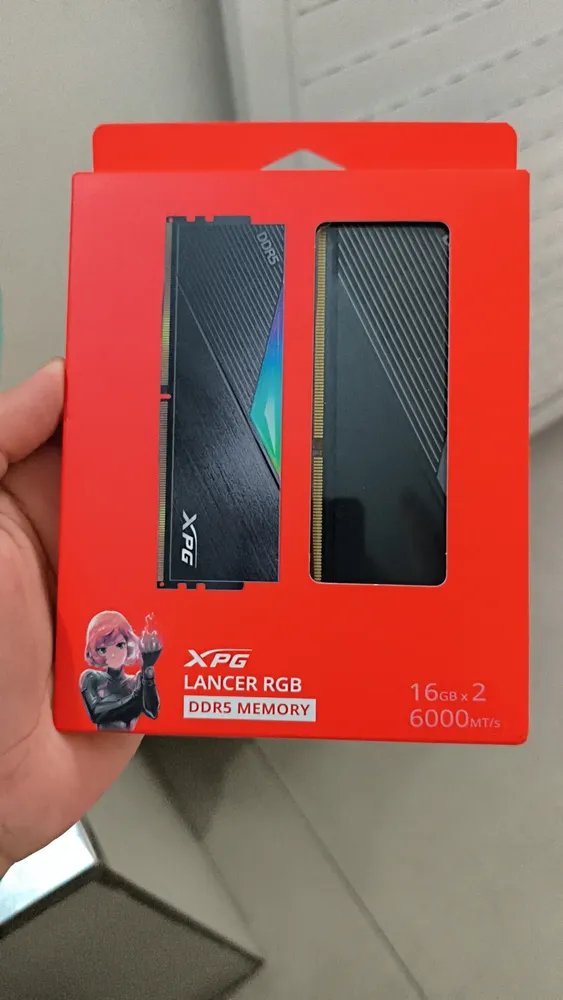 Memória Xpg Lancer 2x16GB Ddr5 6000mhz CL30 Ax5u6000c3016g-dclarbk