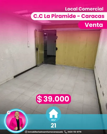 Local Comercial En Venta C.c La Piramide - Caracas.