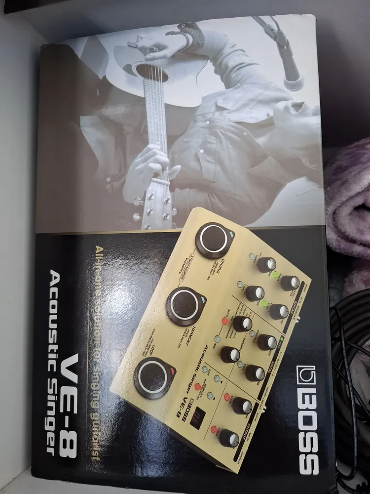 Pedal de efeito Boss Vocal Effects Acoustic Singer VE-8 | Frete grátis