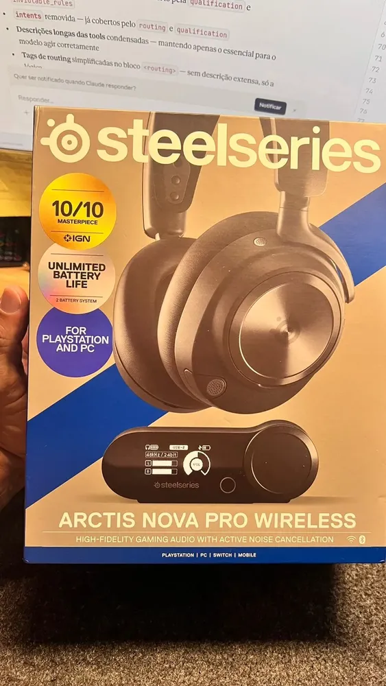 Headset Steelseries Arctis Nova Pro Wireless Bluetoot Pc Ps5