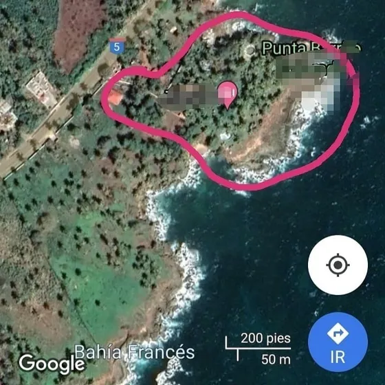 Propiedad Vacacional En La Costa Las Galeras Samana El Frances Con 9300m2 De Solar