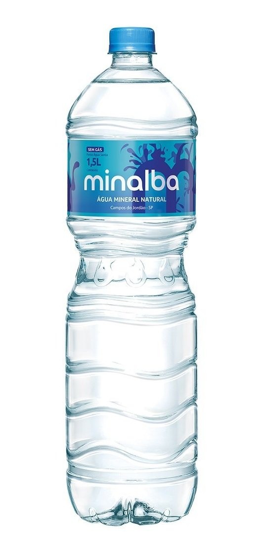 Qual é o pH da água mineral Minalba?