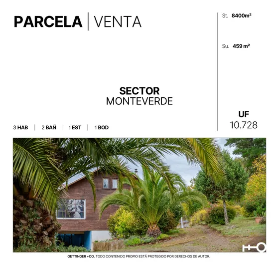 Parcela En Venta - Sector Monteverde