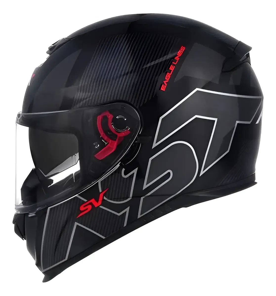 Capacete Moto Asx Eagle Sv Diversos Gráficos C/ Óculos Solar