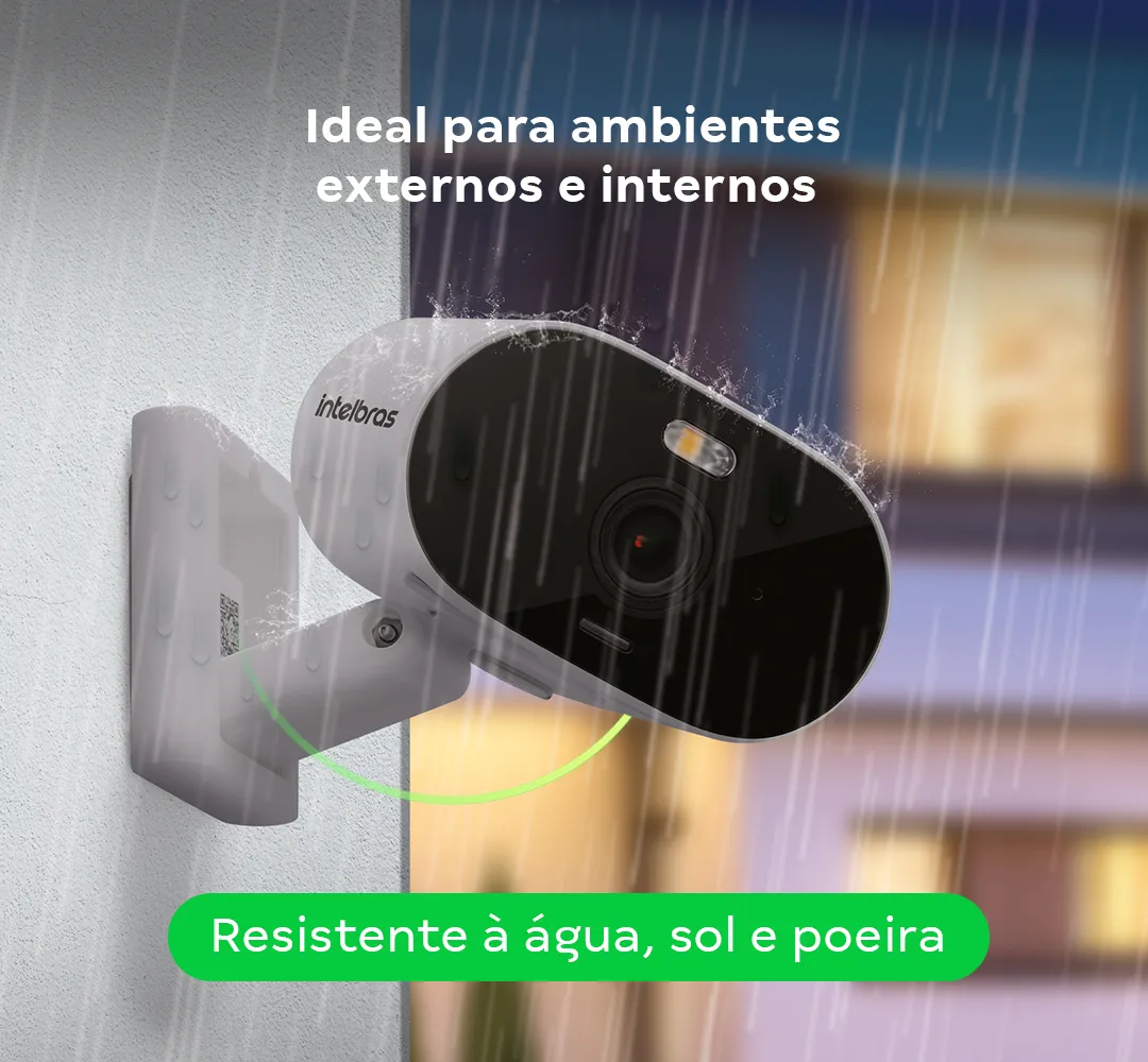 Câmera Inteligente Full HD e Full Color iME 500 Branco Intelbras - Imagem 3