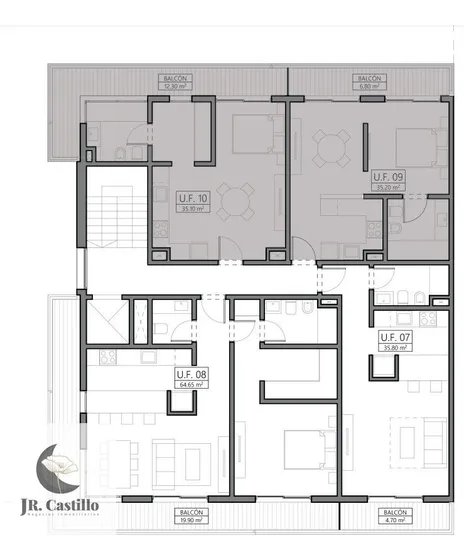 Departamento 2 Ambientes Venta Merlo