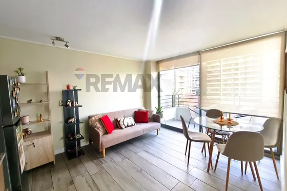 Arriendo Dp. 1d Full Equipado, Balcón Y Bodega
