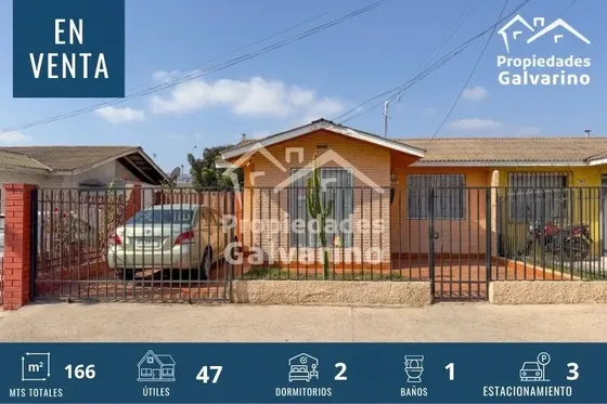 Casa En Venta De 2 Dorm. En Bosque San Carlos, Coquimbo