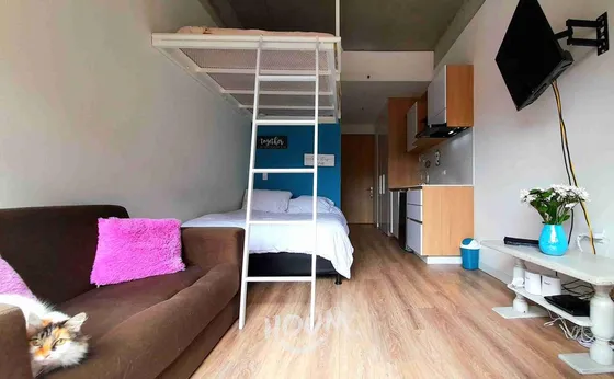 Apartamento En Chapinero Central. 1 Habitación, 25 M², Id: 141112